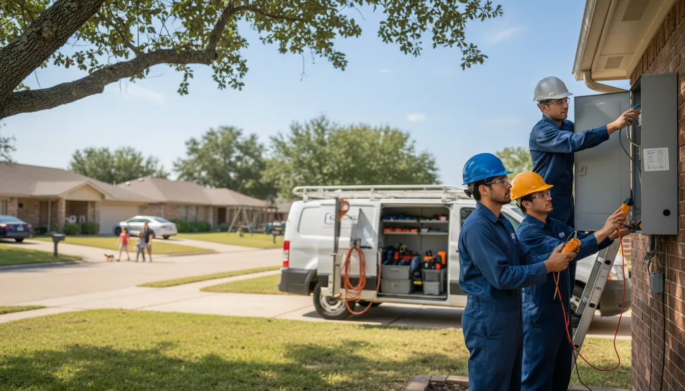 Certified electrician providing emergency electrical services in Lenox, AL